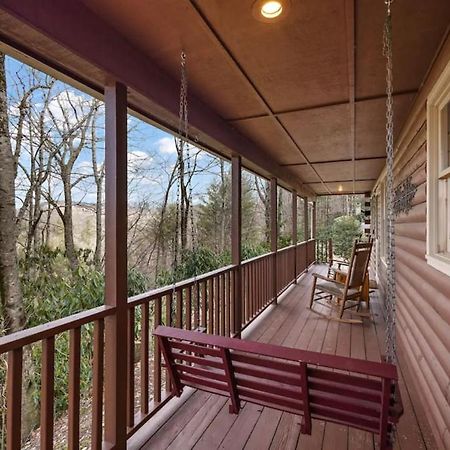 Log Cabin On Peaceful River Blowing Rock Exterior photo
