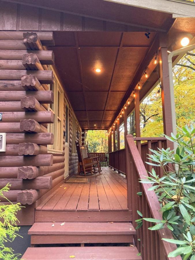 Log Cabin On Peaceful River Blowing Rock Exterior photo